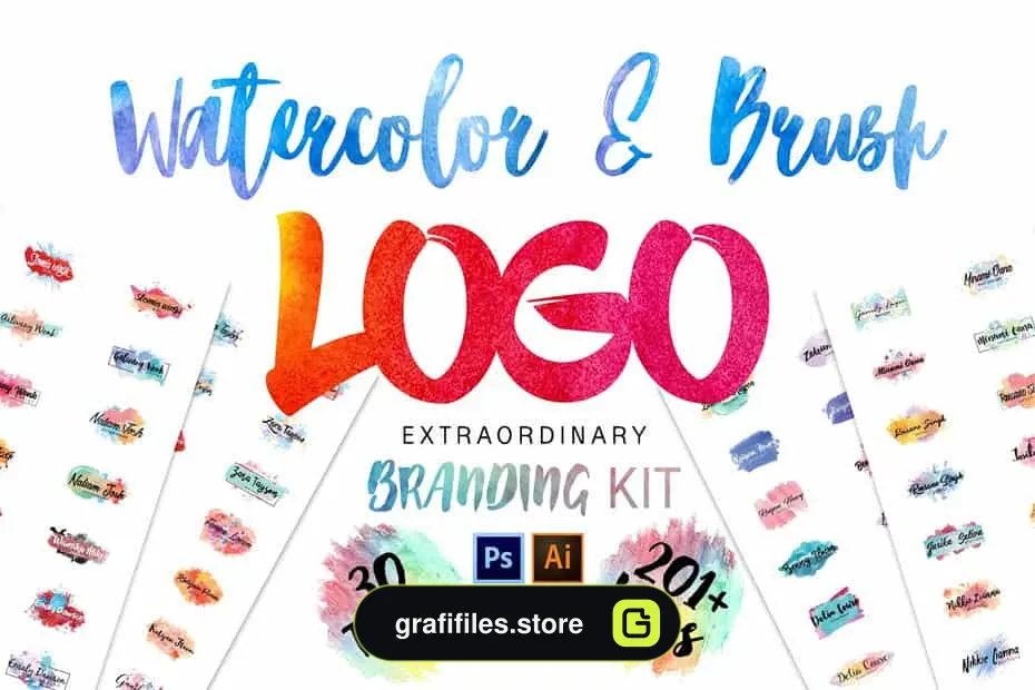 فایل لایه باز لوگو Logos Mega Bundle Pack