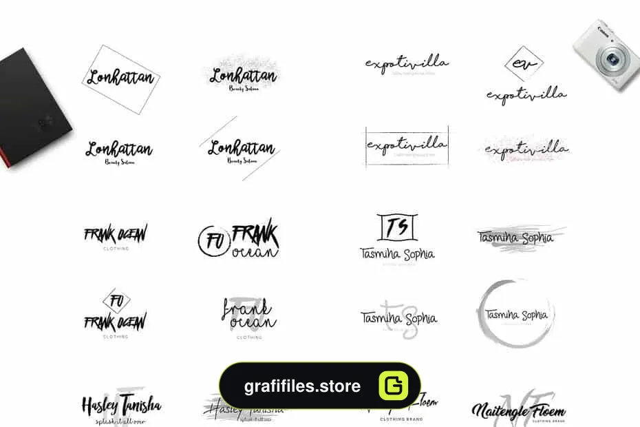 فایل لایه باز لوگو Logos Mega Bundle Pack