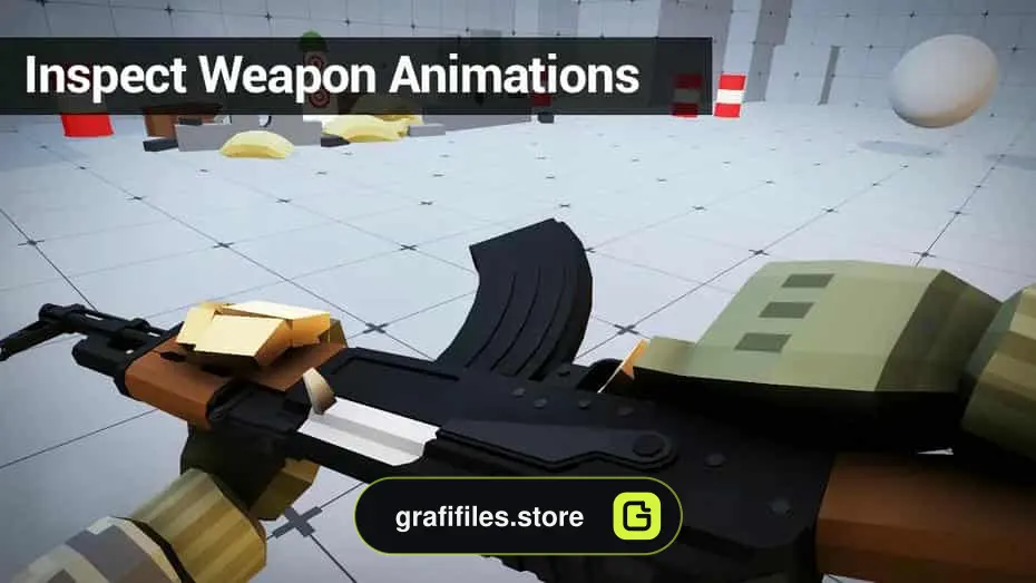 Low Poly FPS Pack برای یونیتی - 31