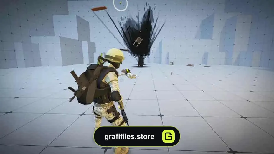 Low Poly FPS Pack برای یونیتی - 9