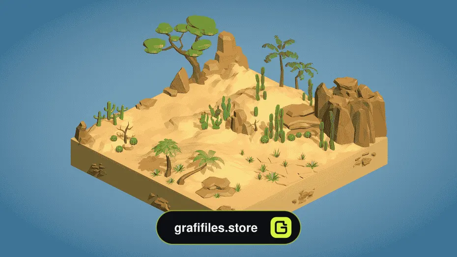 محیط بازی Low Poly برای یونیتی - 3