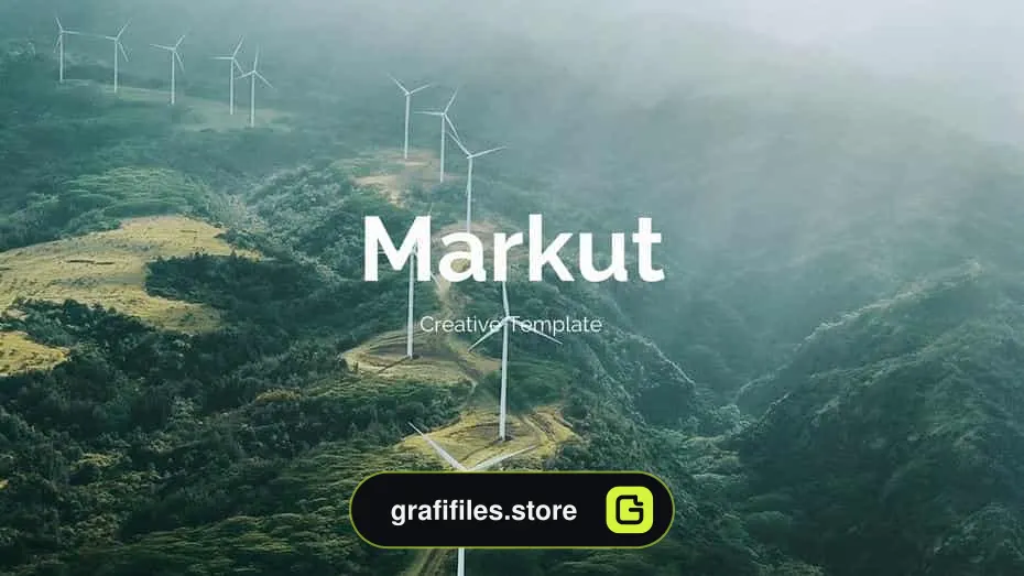 قالب پاورپوینت و کینوت Markut Creative Powerpoint Template