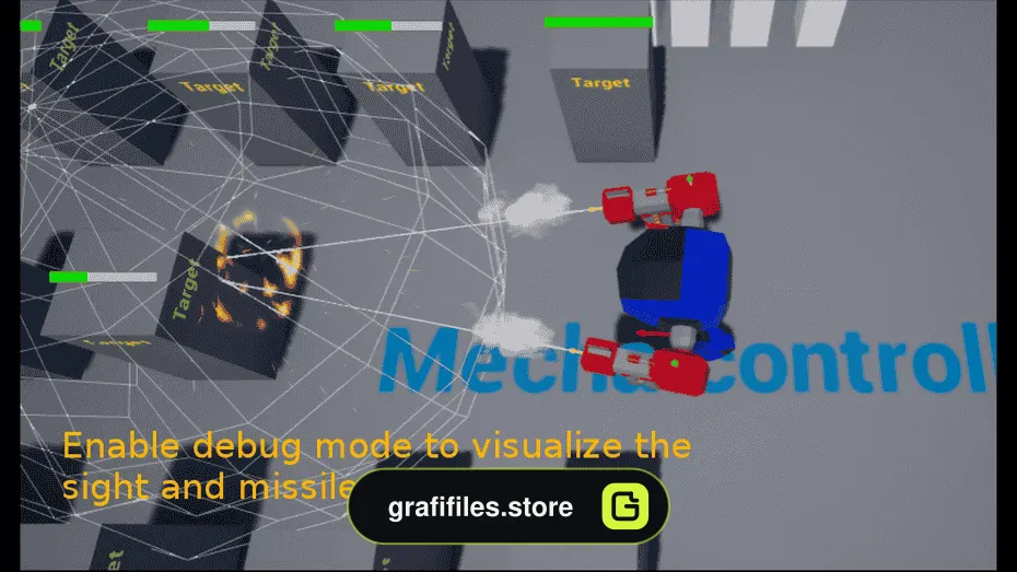 Mecha Controller برای آنریل انجین - 13