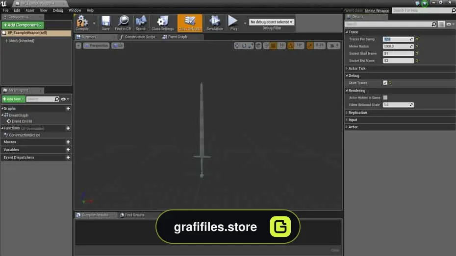 Melee Tracing Plugin برای آنریل انجین - 1