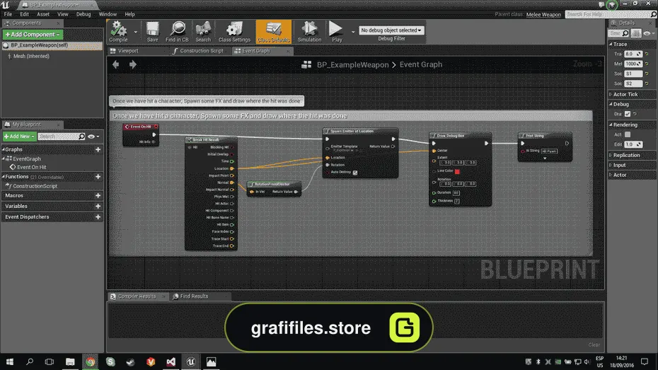 Melee Tracing Plugin برای آنریل انجین - 5