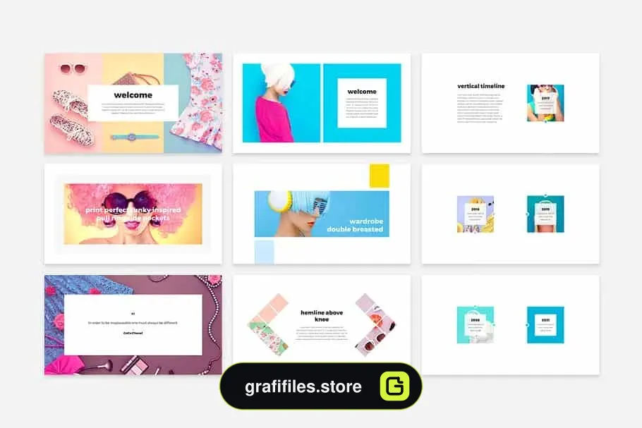 قالب پاورپوینت و کینوت Mia Presentation Template