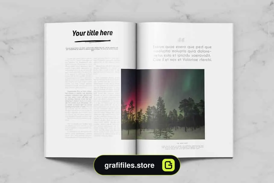دانلود قالب آماده ایندیزاین مجله مینیمال Minimal Pro Magazine - 8 قالب آماده ایندیزاین مجله مینیمال - 7