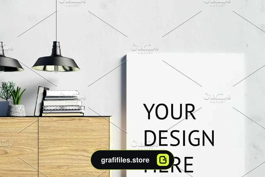 موکاپ قاب عکس Mock Up Poster - 11