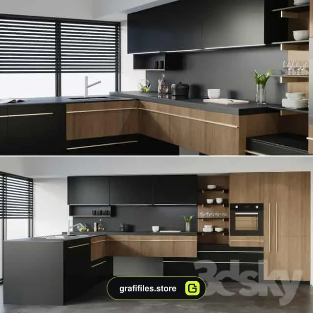 دانلود 33 مدل سه بعدی کابینت مدرن