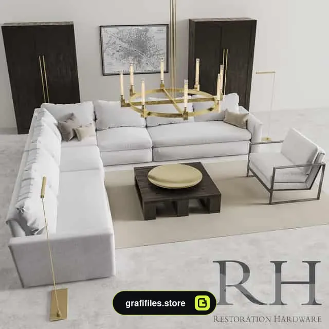 دانلود 66 مدل سه بعدی مبل مدرن از Pro 3DSky – مجموعه ششم - 14 دانلود 66 مدل سه بعدی مبل مدرن - 13
