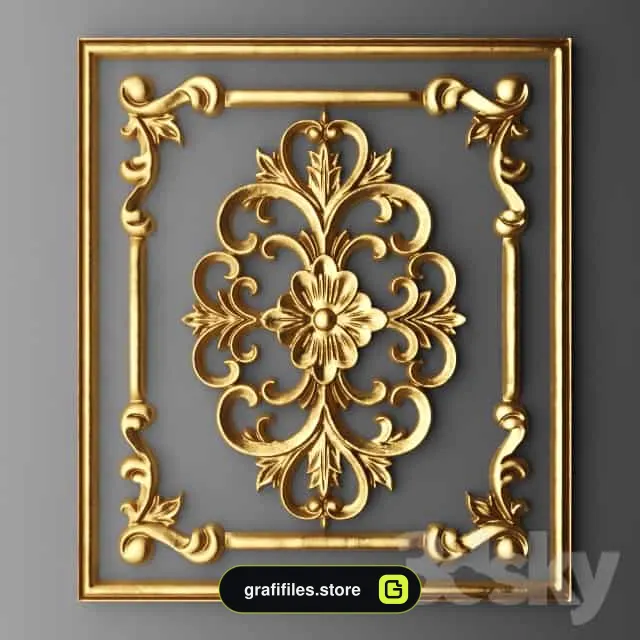 دانلود 60 مدل سه بعدی گچبری