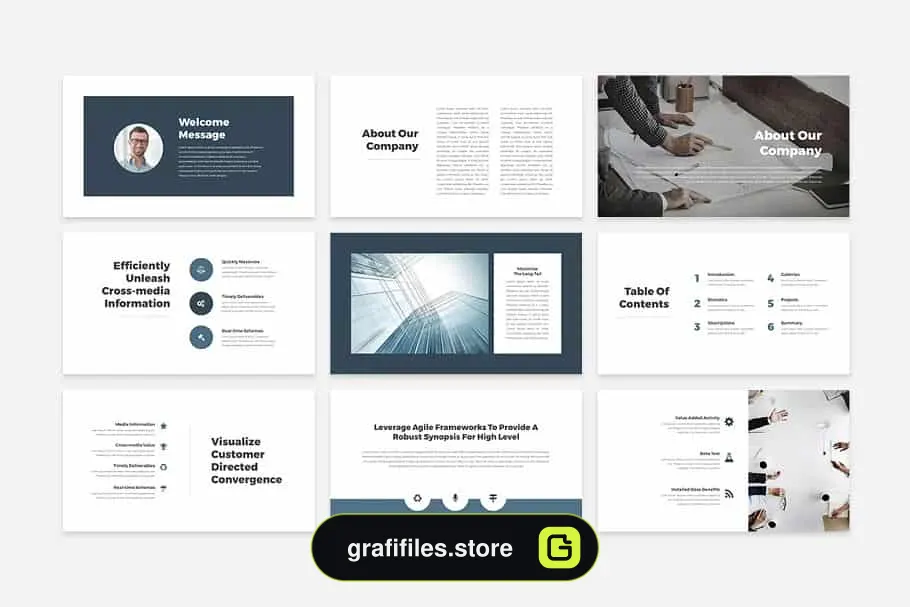 قالب پاورپوینت و کینوت Morgan Presentation Template