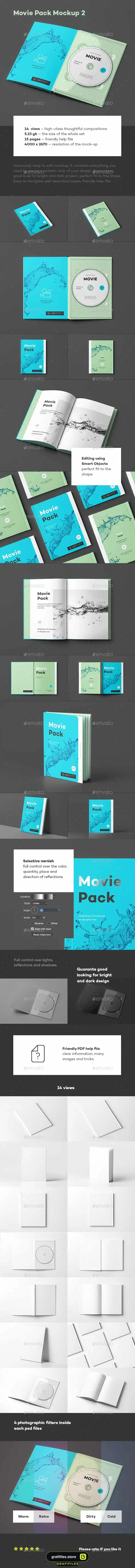 موکاپ جلد فیلم