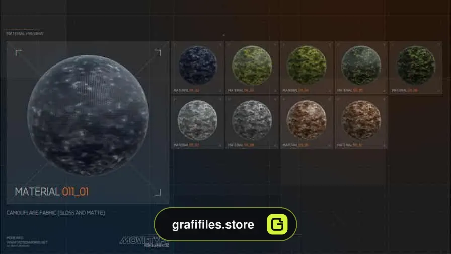 دانلود متریال MovieType برای Element 3d