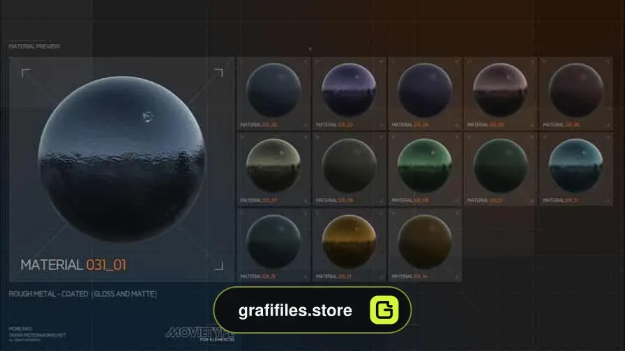 متریال Element 3d