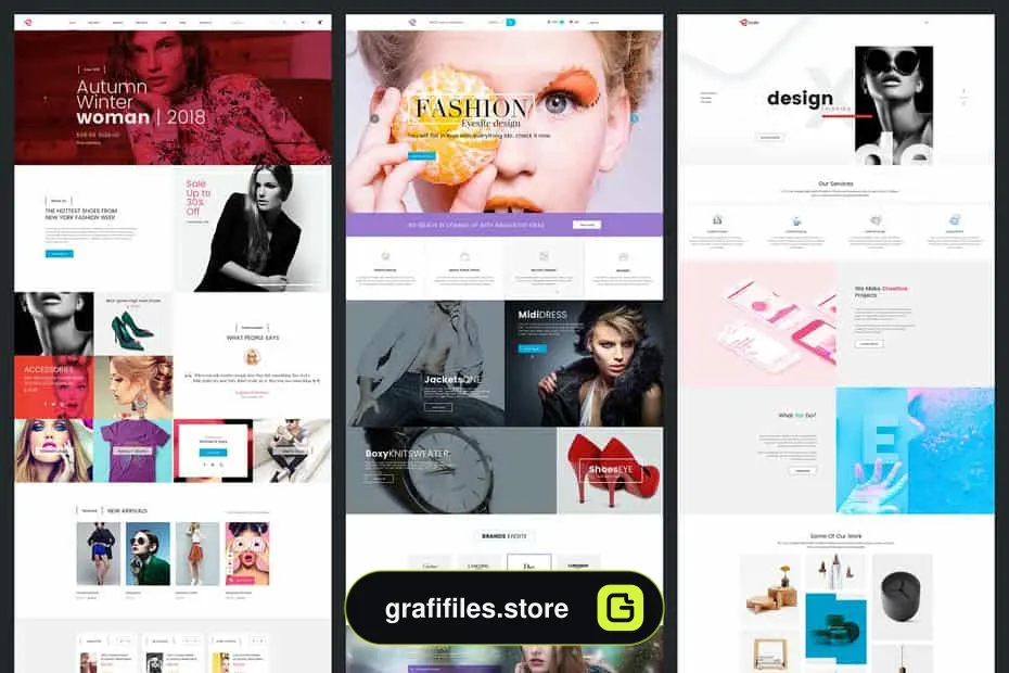 دانلود فایل لایه باز وب سایت Multi-Prupose Sketch Template UI Kit - 9 فایل لایه باز وب سایت - 8