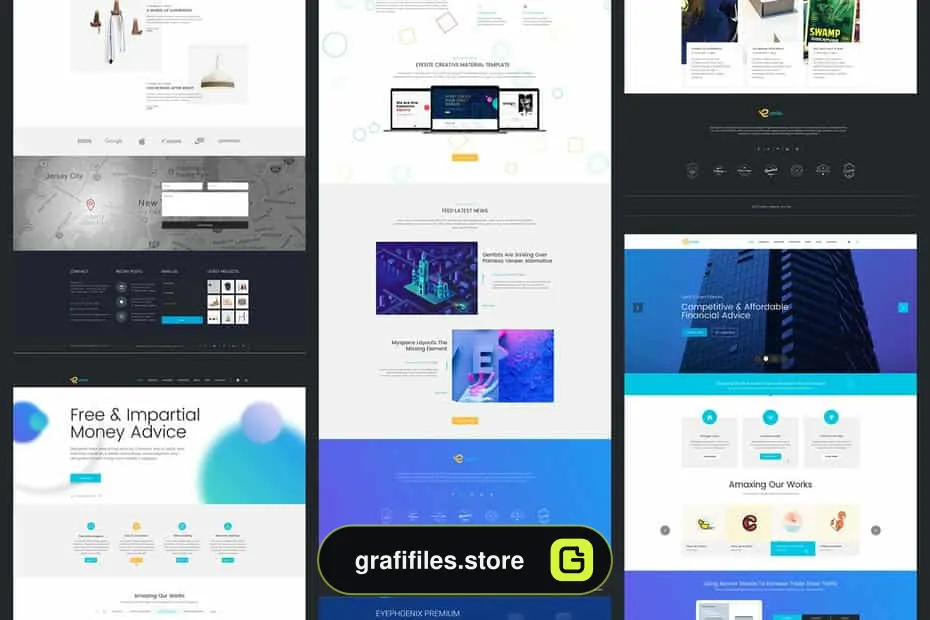 دانلود فایل لایه باز وب سایت Multi-Prupose Sketch Template UI Kit - 11 فایل لایه باز وب سایت - 10