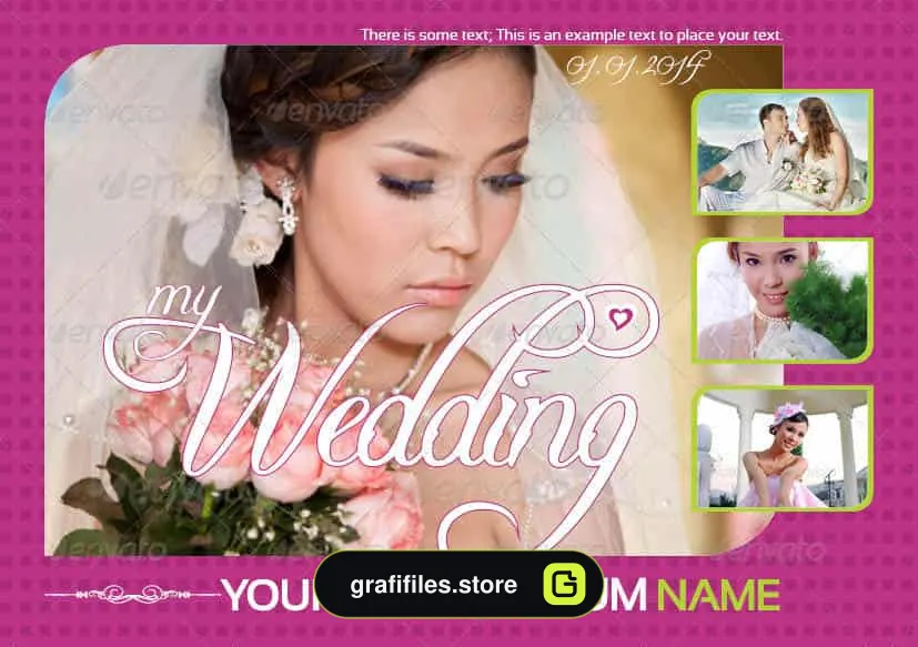قالب ایندیزاین آلبوم عکس عروسی My Wedding Photo Album