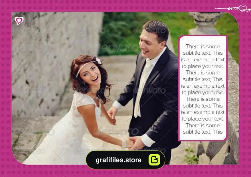 قالب ایندیزاین آلبوم عکس عروسی My Wedding Photo Album