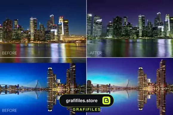 دانلود پریست عکس شب در لایت روم - Night Lr Presets - 3 پریست عکس شب - 2