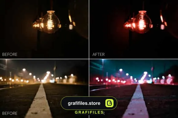 دانلود پریست عکس شب در لایت روم - Night Lr Presets - 11 پریست عکس شب - 10