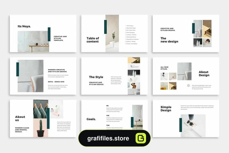 قالب کینوت NOYA – Keynote Template