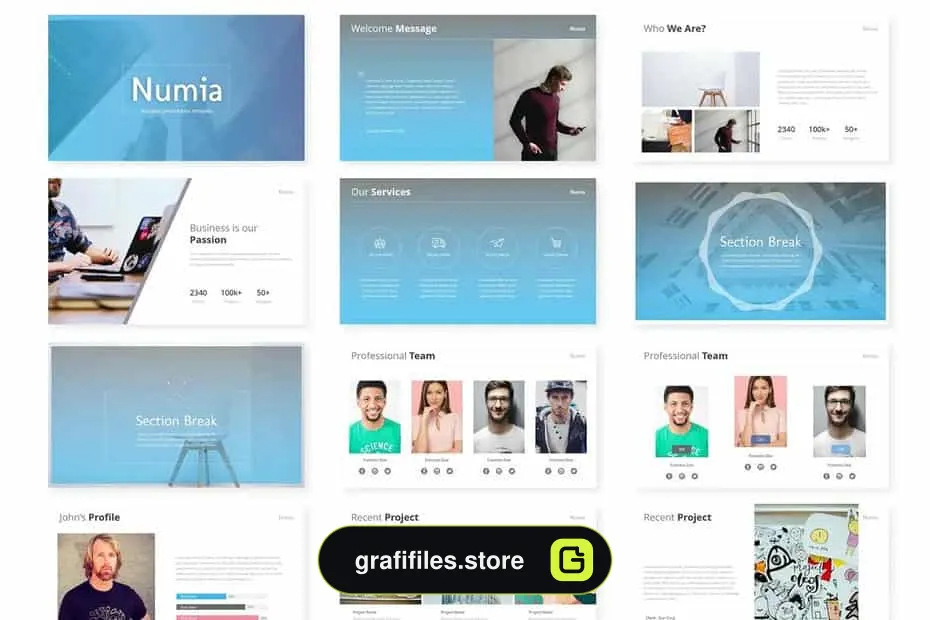 قالب پاورپوینت Numia – Powerpoint Template