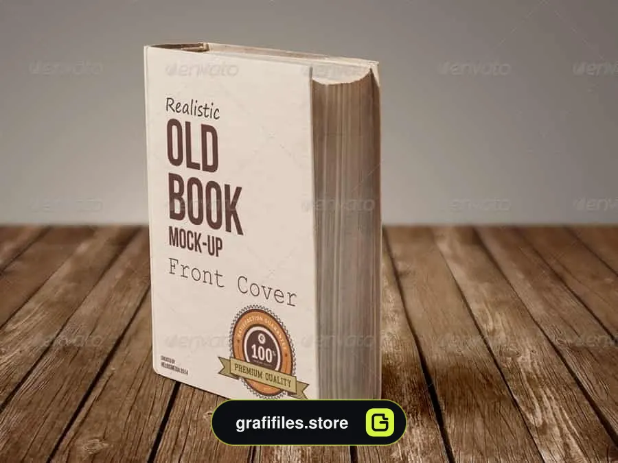 موکاپ کتاب قدیمی Old Book Mockup