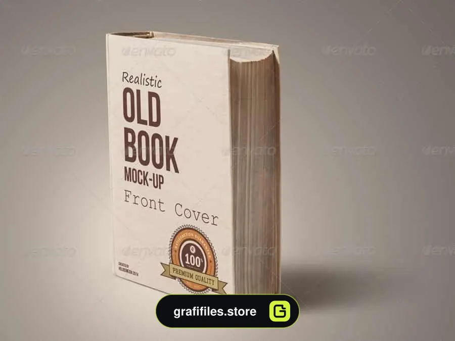 موکاپ کتاب قدیمی Old Book Mockup