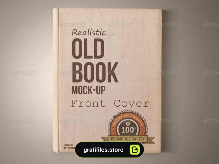 موکاپ کتاب قدیمی Old Book Mockup