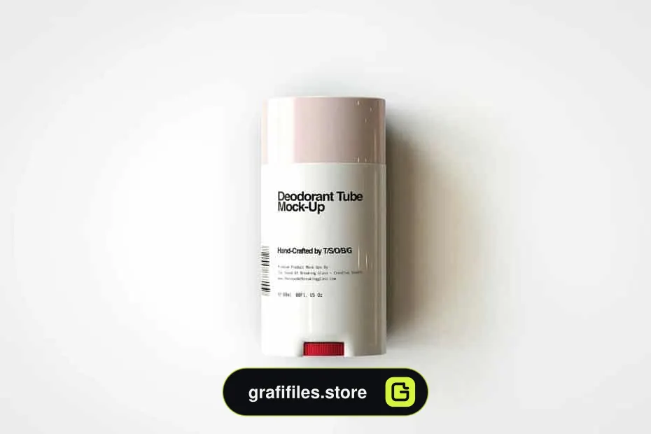 دانلود موکاپ بالم لب Oval Lip Balm Tube | Stick Mock-Up - 10 موکاپ بالم لب