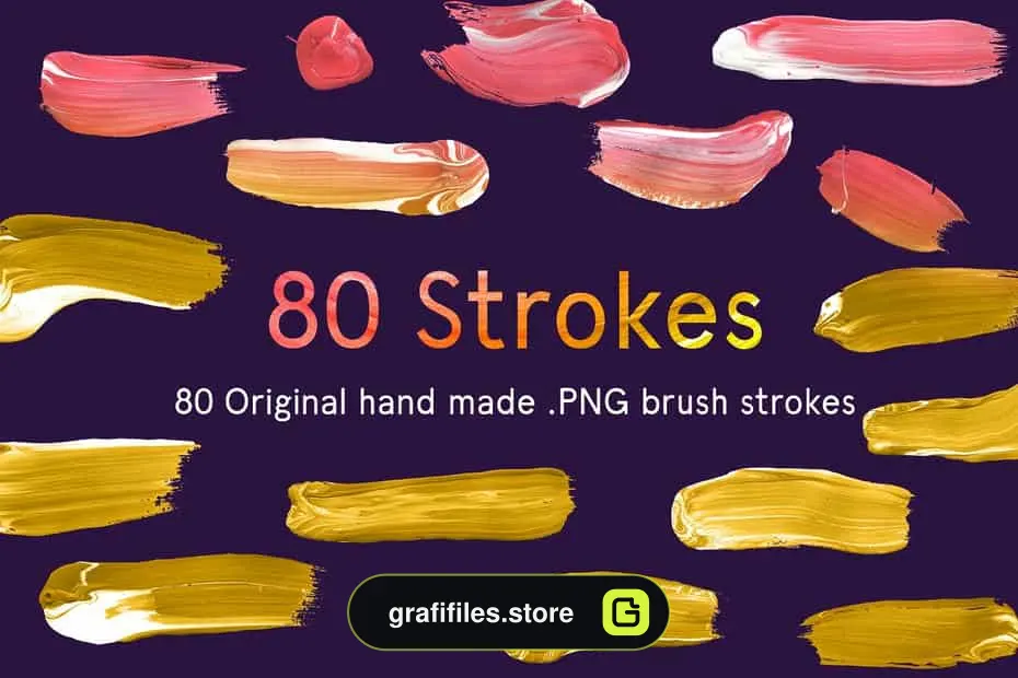 وکتور براش Paint Brush Strokes PNG