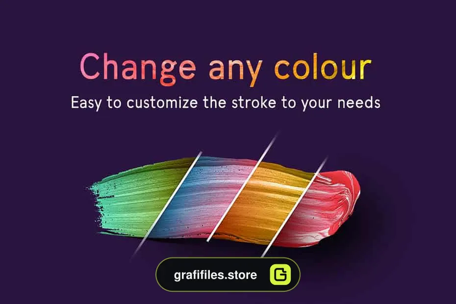 وکتور براش Paint Brush Strokes PNG