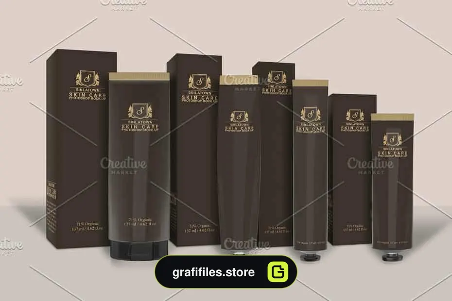 موکاپ محصولات آرایشی و بهداشتی