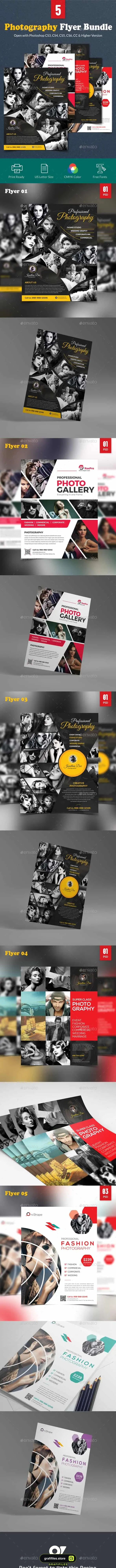 فایل لایه باز تراکت آتلیه عکاسی Photography 