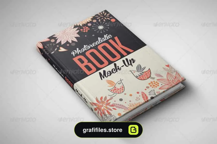 موکاپ کتاب Photorealistic Book Mock-Up
