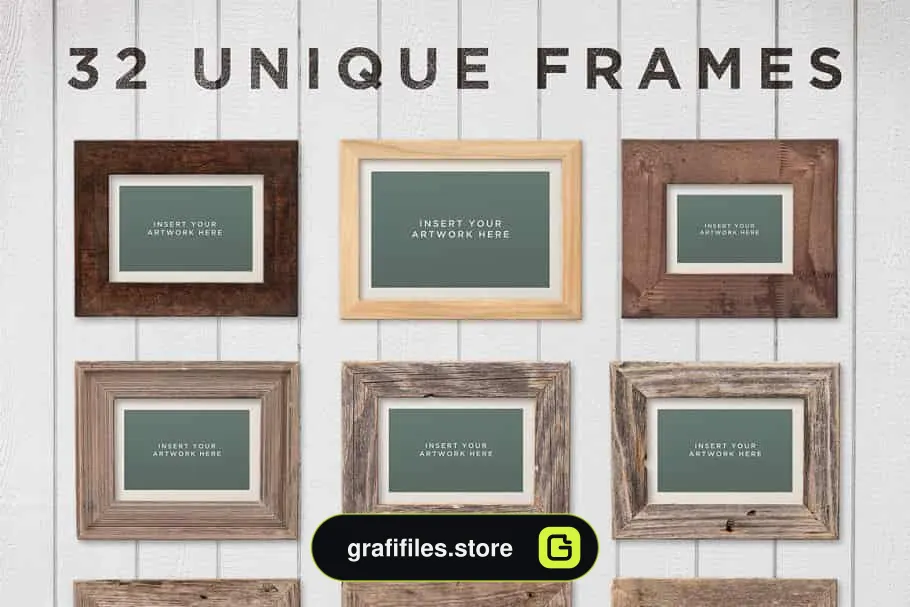موکاپ قاب عکس Picture Frame Mockups Volume 2