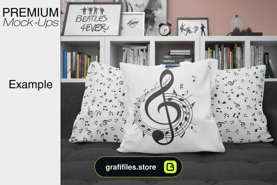 موکاپ کوسن Pillows 