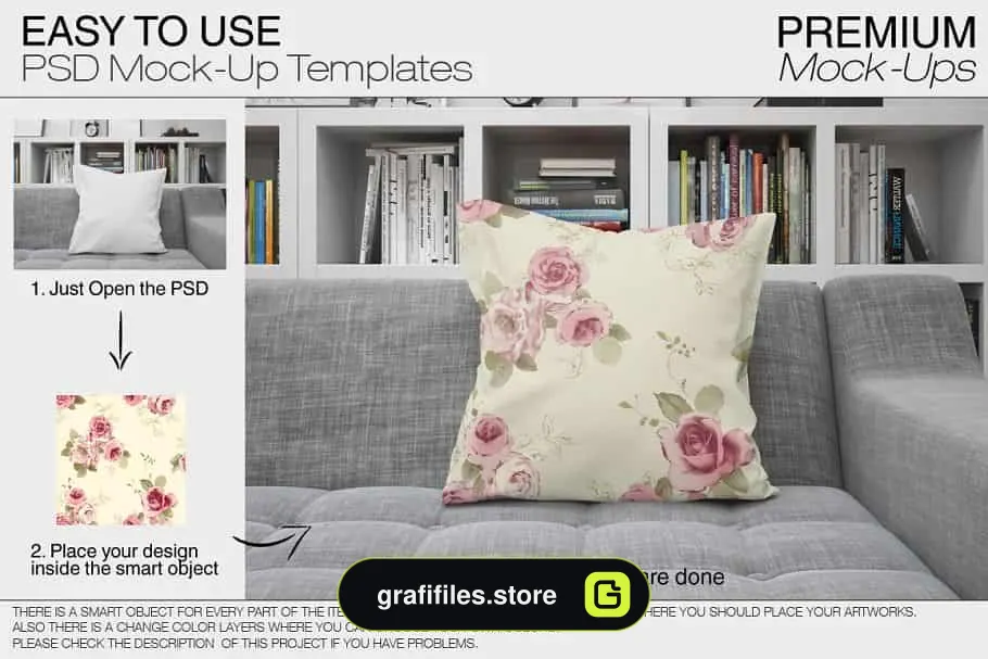 موکاپ کوسن Pillows 
