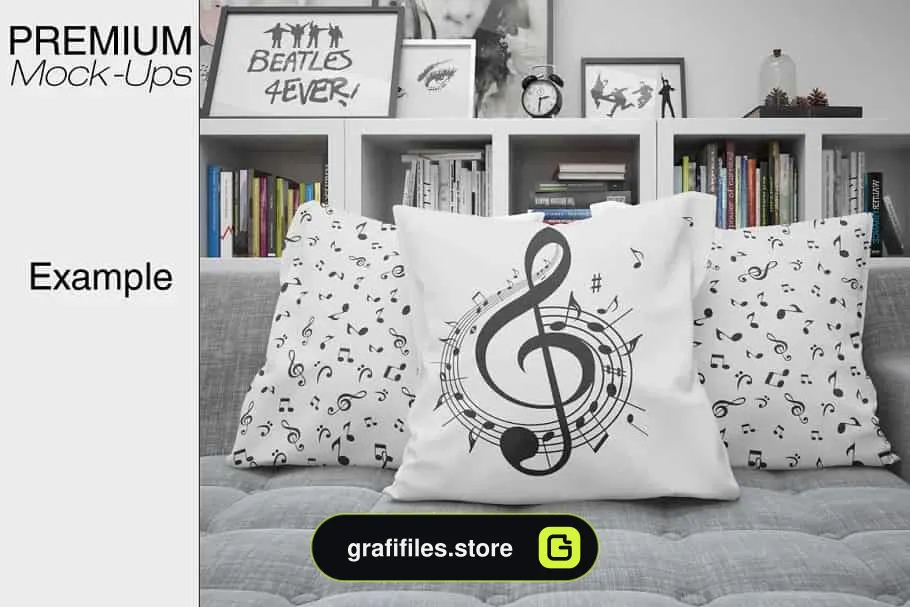 موکاپ کوسن Pillows 
