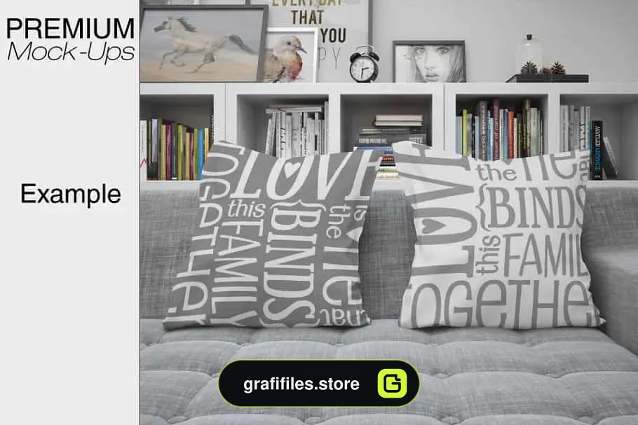 موکاپ کوسن Pillows 