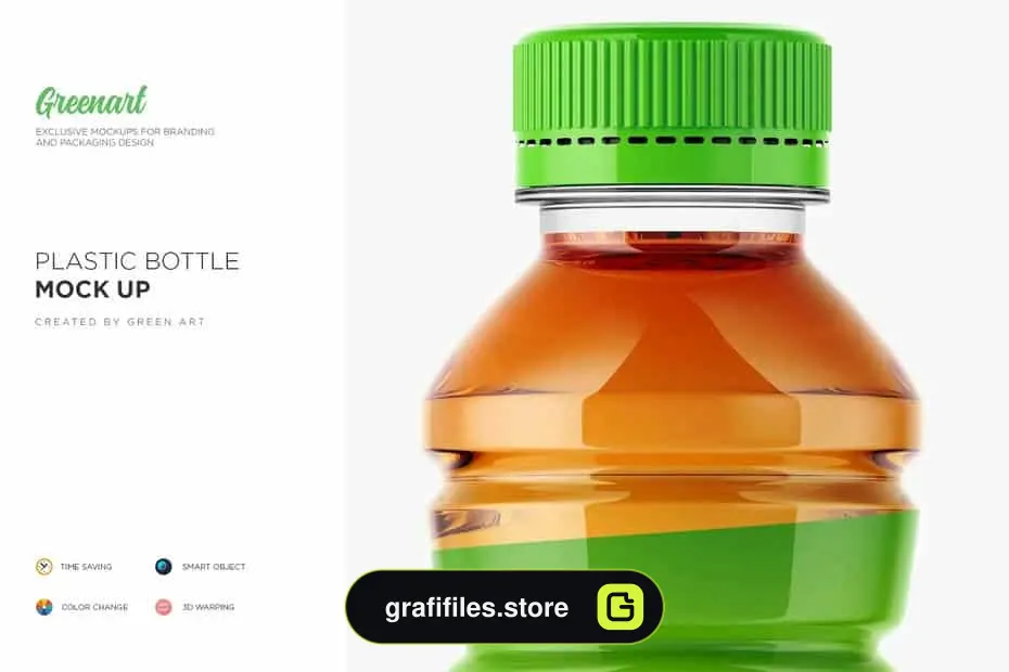 موکاپ بطری پلاستیکی Plastic Bottle Mockup