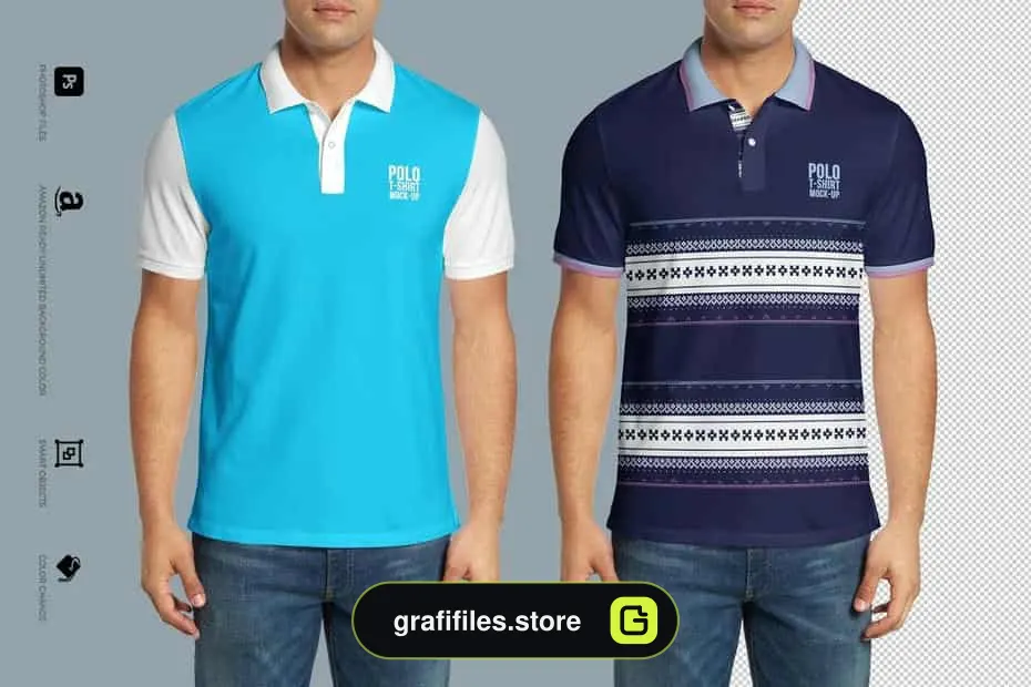 موکاپ تیشرت Polo shirt Mock-Up