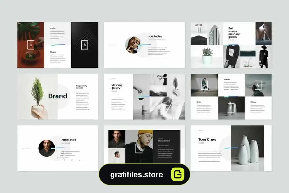 قالب کینوت PORTAL Keynote Presentation Template