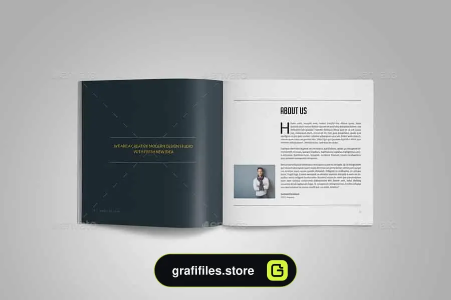 فایل لایه باز بروشور Portfolio Brochure Template