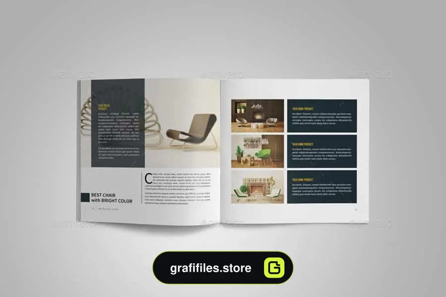 فایل لایه باز بروشور Portfolio Brochure Template
