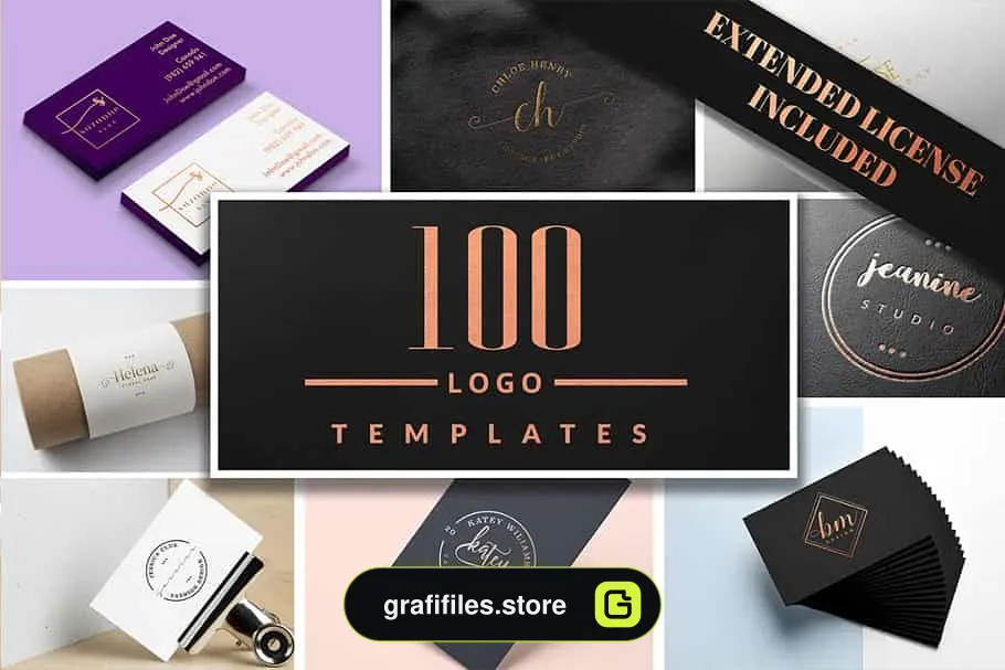 فایل لایه باز لوگو Premium Logo Bundle