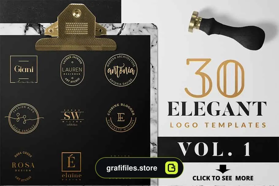 فایل لایه باز لوگو Premium Logo Bundle
