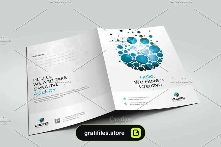 فایل لایه باز پوشه پرزنتیشن Presentation Folder