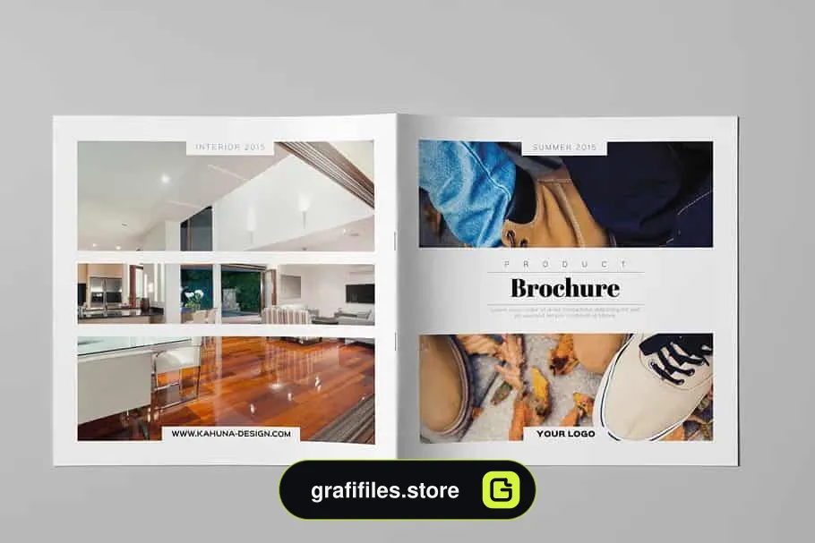 قالب ایندیزاین بروشور Product Brochure